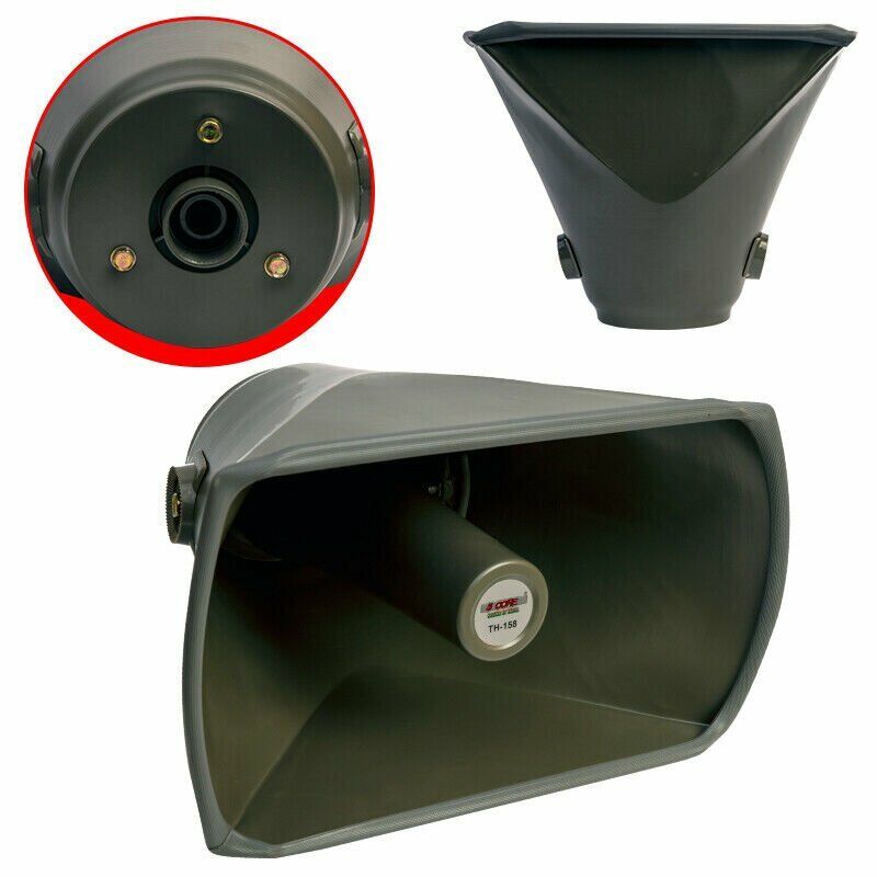 5 Core PA POWER SIREN Horn Indoor Outdoor Waterproof Metal HEAVY DUTY W/O Driver