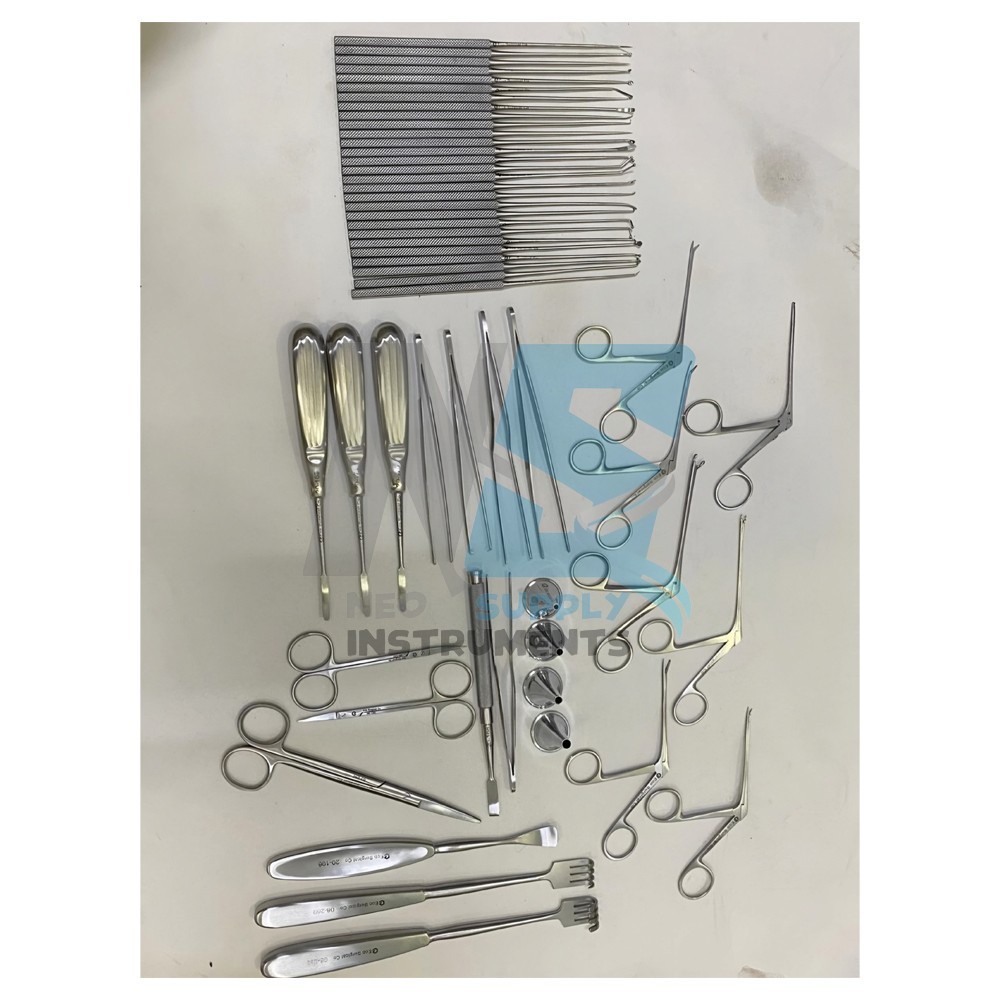 Tympanoplasty Instruments Set Micro Ear Surgery ENT Instruments 101 PCs Tympanoplasty Instruments Set Micro Ear Surgery ENT Instruments 101 PCs