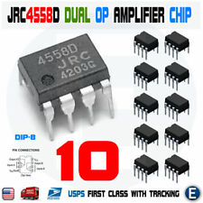 10pcs JRC4558 4558 Audio Low Noise Dual OP-AMP DIP-8 JRC4558D IC replaces LM4558 picture
