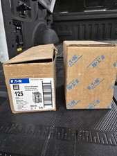 (Lot of 6) New Eaton BR2125 125A 2-Pole Double Pole Circuit Breaker. picture
