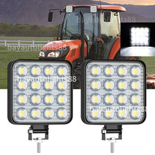 Pair LED Flood Light Fit Kubota M6060, M7040, M7060, M8540, M9540, M95X, M96S + picture