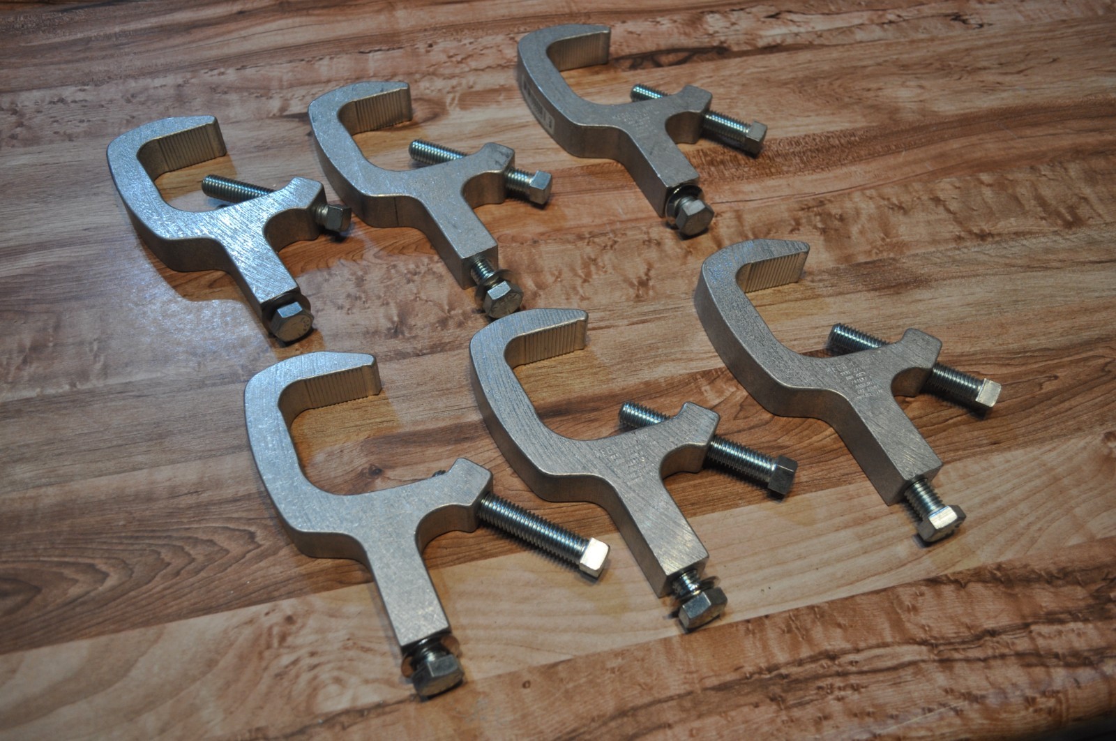 The Light Source Mega Clamp Lot of 6, 600 lb Rating