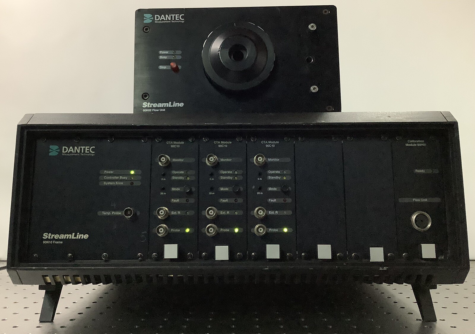 Dantec Measurement Technology Streamline 90H02 Flow Unit & 90N10 Frame 