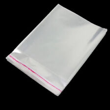 Large Clear Reclosable selfSeal Baggies Plastic  Storage bags 100pcs picture