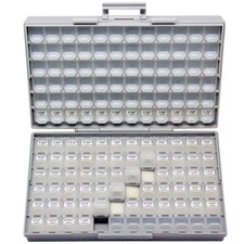 AideTek SMT SMD 0402 Capacitor Kit 75 values 100pcs/v assorted filled in BOX-ALL picture