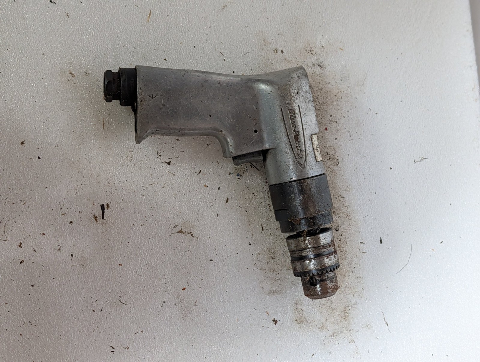 Blue-Point Pneumatic Air Drill 3/8 in Keyed Chuck Reversible D-handle Cast Alumi Blue-Point Pneumatic Air Drill 3/8 in Keyed Chuck Reversible D-handle Cast Alumi