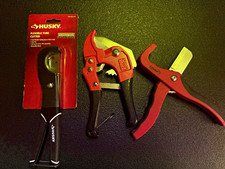 3-Piece Plumbing Pipe & Tubing Cutter Lot – Husky & Oatey PVC PEX Tools picture