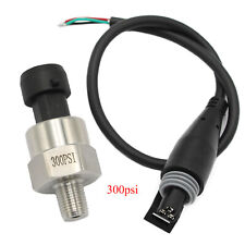 5V Fuel Pressure Transducer or Sender 300Psi for Oil Air Water picture