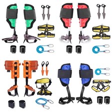 Uimoso Tree Climbing Spikes Set Climbing Spurs Alloy Steel Safety Rope Hareness picture