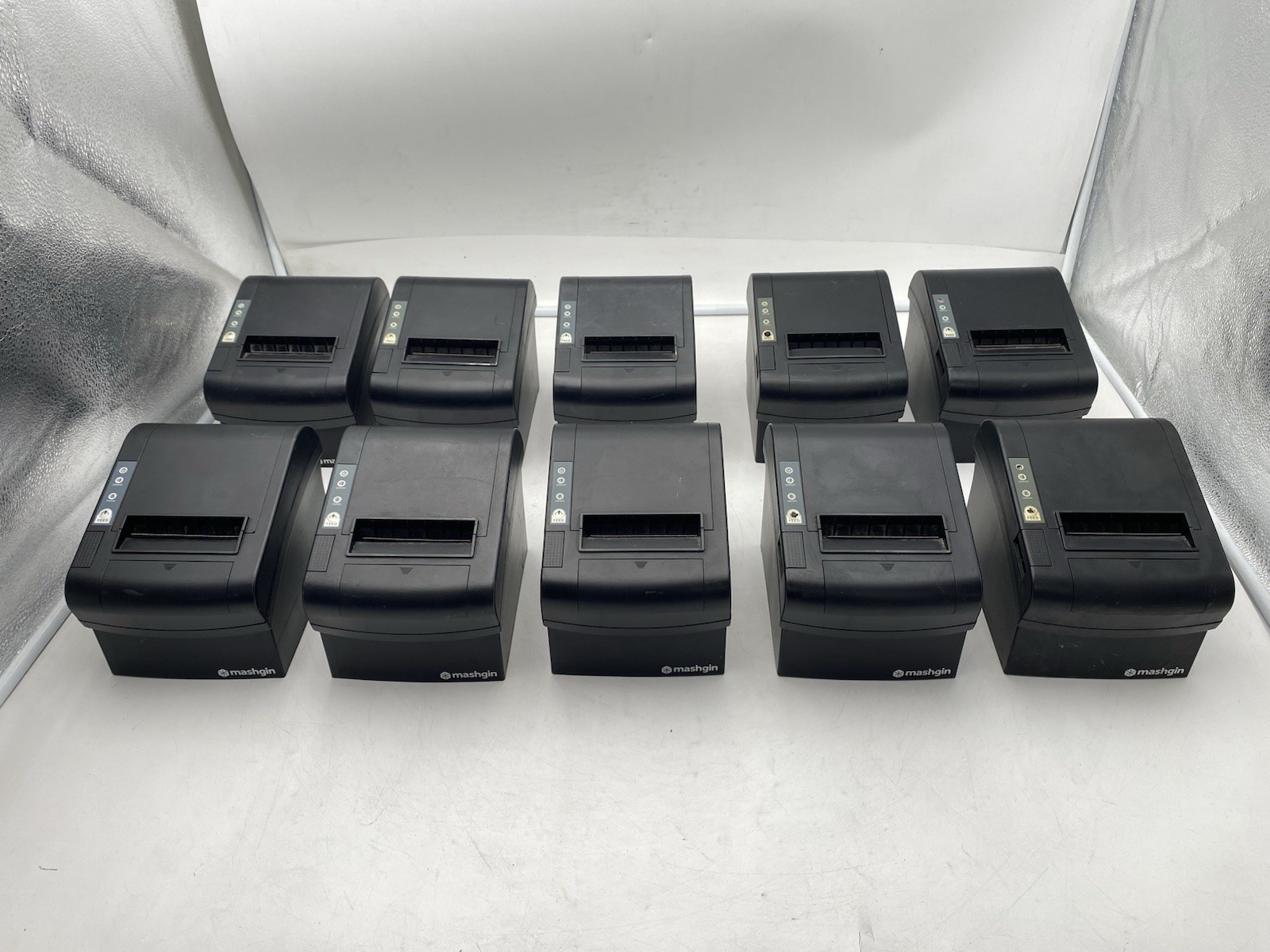 Lot of 10 Mashgin Thermal Receipt Printer POS88III No AC Adapters Lot of 10 Mashgin Thermal Receipt Printer POS88III No AC Adapters