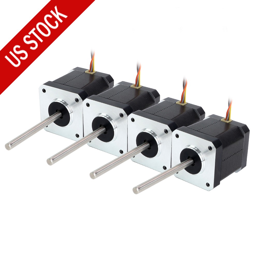 Nema17 High Temp Stepper Motor 55Ncm(78oz.in) 55mm Round Shaft 17HS19-2504S-H-V1 Nema17 High Temp Stepper Motor 55Ncm(78oz.in) 55mm Round Shaft 17HS19-2504S-H-V1