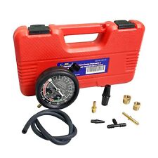 HFS (R) Carburetor Carb Valve Fuel Pump Pressure & Vacuum Tester Gauge Red  picture