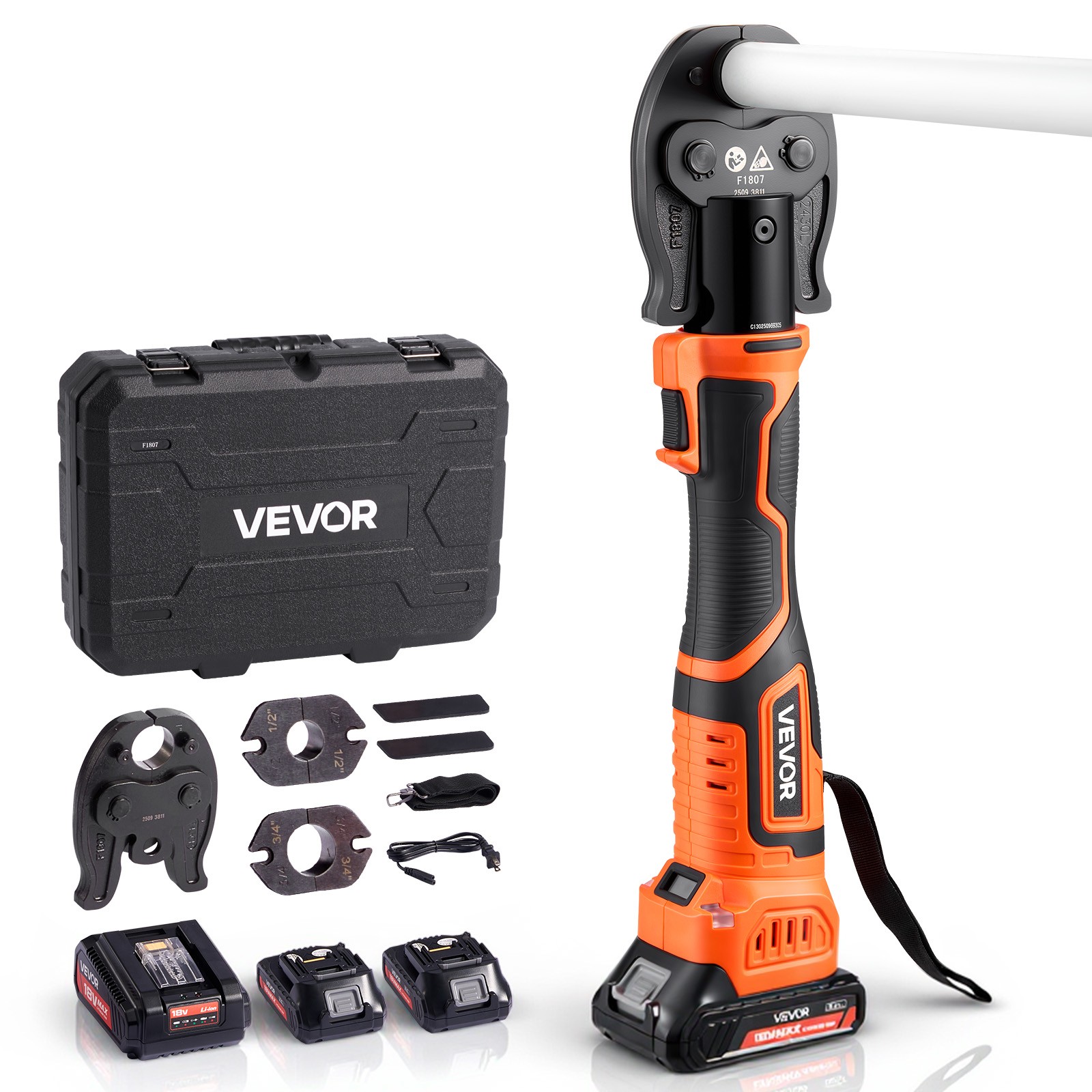 VEVOR 18V Cordless Mini Press Tool 24KN for 1/2 VEVOR 18V Cordless Mini Press Tool 24KN for 1/2