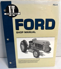 I & T Shop Service Manual Ford Tractor FO-4  *BRAND NEW - SEALED* picture