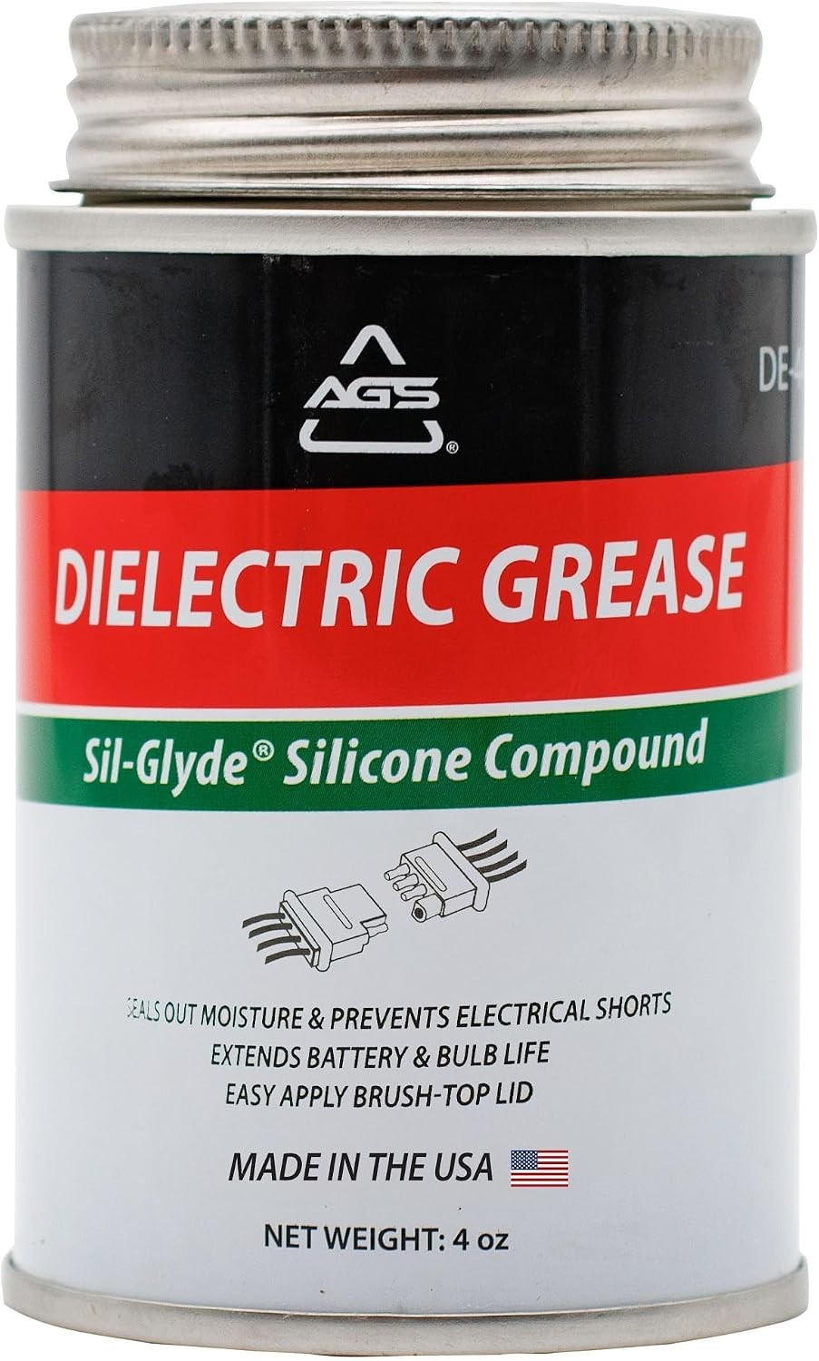 Long-Lasting 4oz Dielectric Grease for Electrical Connectors - USA Made Quality Long-Lasting 4oz Dielectric Grease for Electrical Connectors - USA Made Quality