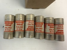 Lot of 6 Ferraz Shawmut Mersen A4J40 40A 600V Amp-Trap Class J Fuses picture