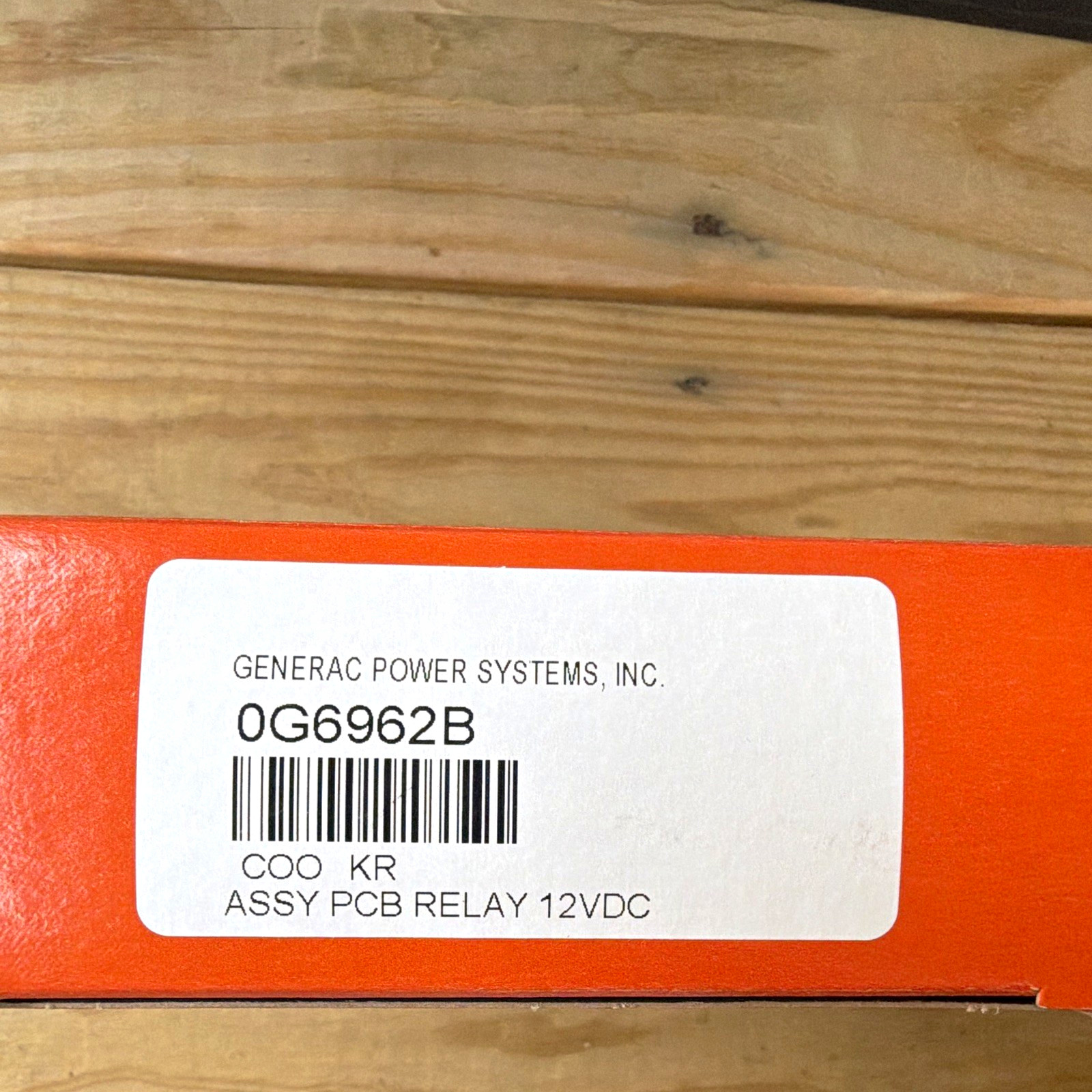 Generac 0G6962B Relay PCB Assembly 12VDC Equipment Type Relay PCB Generac 0G6962B Relay PCB Assembly 12VDC Equipment Type Relay PCB