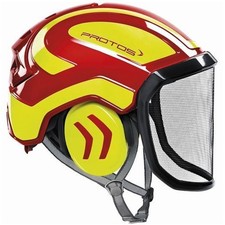 PROTOS Helmet Red & Yellow Pfanner Protos Integral Arborist Helmet picture