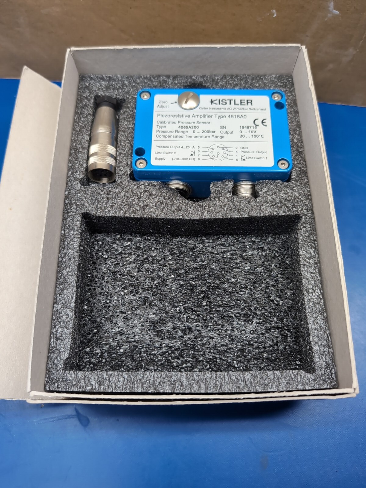 KISTLER PIEZORESISTIVE AMPLIFIER TYPE 4618A0 KISTLER PIEZORESISTIVE AMPLIFIER TYPE 4618A0