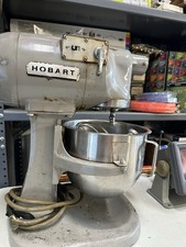 VINTAGE HOBART MODEL N-50 COMMERCIAL MIXER, BOWL & 2 PADDLES WORKS picture