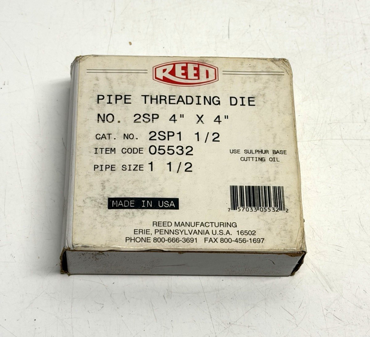 VINTAGE FACTORY SEALED Reed Cat No 2SP1 1/2 Size 1 1/2 VINTAGE FACTORY SEALED Reed Cat No 2SP1 1/2 Size 1 1/2