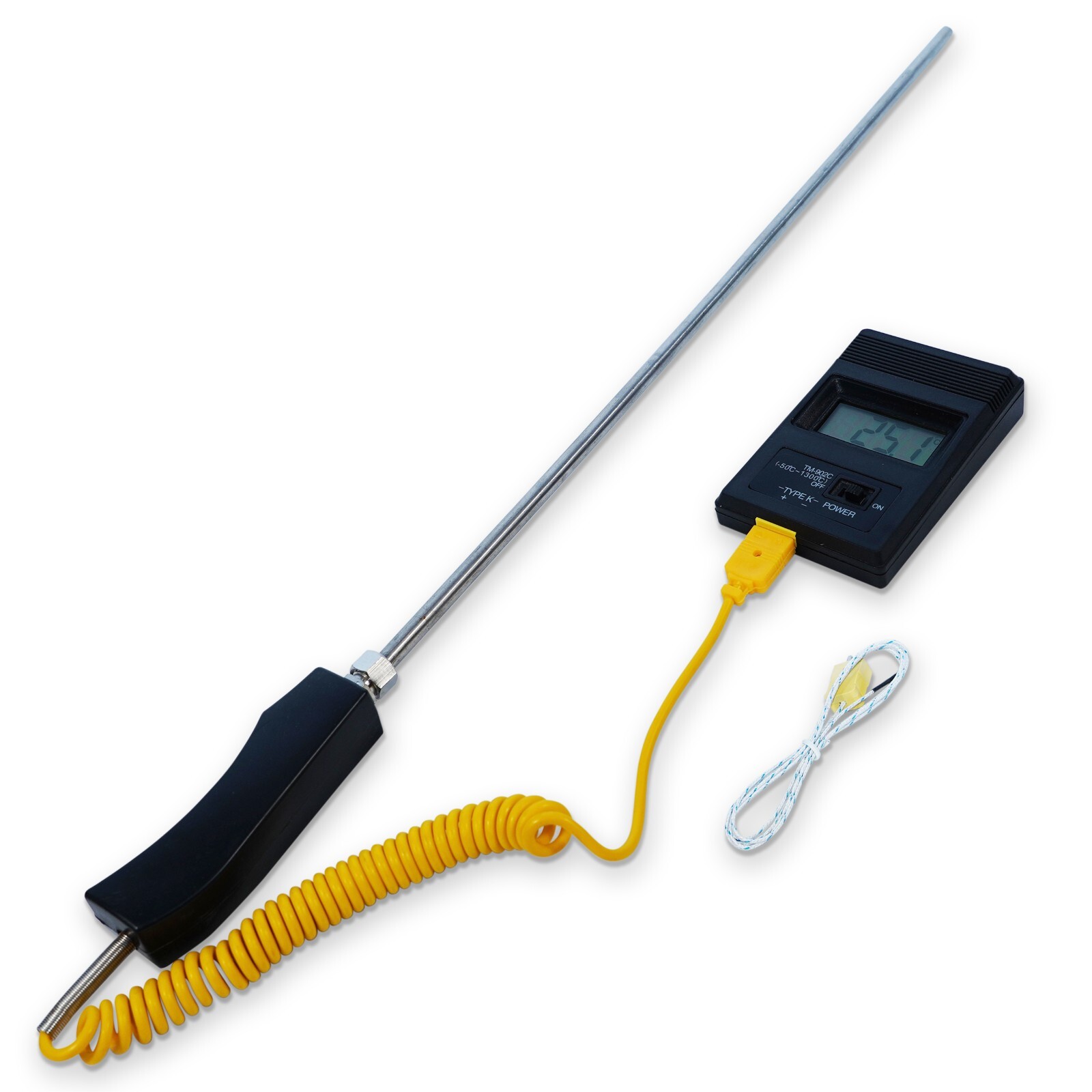 Digital Thermometer High Temperature Meter Digital Thermocouple K Type 2000°F Digital Thermometer High Temperature Meter Digital Thermocouple K Type 2000°F