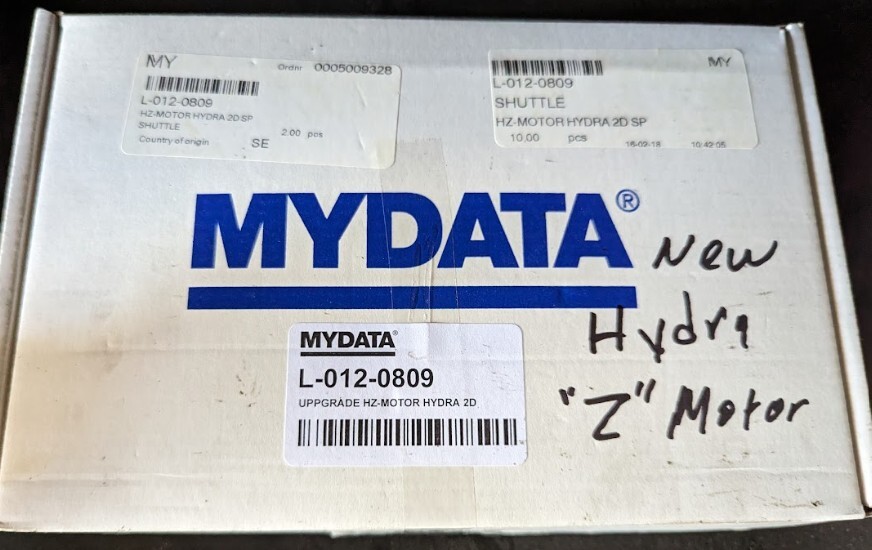 RARE Find - NEW OEM SEALED MYDATA MYCRONIC MY Series HYDRA 2D Z Motor L-012-0809 RARE Find - NEW OEM SEALED MYDATA MYCRONIC MY Series HYDRA 2D Z Motor L-012-0809