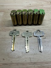 (Lot of 6) BEST GREEN Construction Core, 1CC7A2, SFIC 7-pin, 2 Keys W/ 1 Control picture