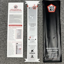 FB Professional Forklift Chain Wear Gauge A-Scale/B-Scale w/Sleeve and Insert picture