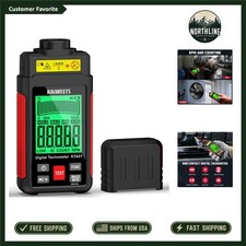 User-Friendly Laser Tachometer with Data Hold Function for Rapid RPM Measurement picture