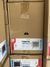 Case Of 30- 2-gang 26 Cubic Inches Remodel Old Work Electrical Boxes picture