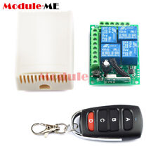 DC12V 433MHz 315MHz Wireless RF Remote Control Relay Switch 4CH Receiver Board picture