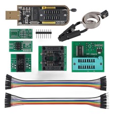 EEPROM BIOS USB Programmer CH341A + SOIC8 SOP8 Test Clip + 1.8V Adapter + SOIC8 picture