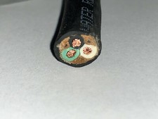 100 FT 14/3 SJOOW SJ SJO SJOW BLACK RUBBER CORD EXTENSION WIRE/CABLE picture