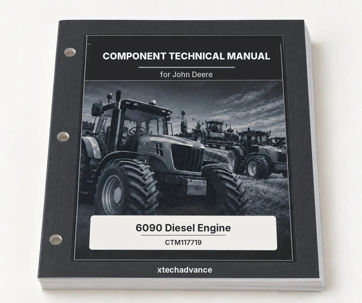 Component Technical Manual fits John Deere 6090 Diesel Engine CTM117719 Component Technical Manual fits John Deere 6090 Diesel Engine CTM117719