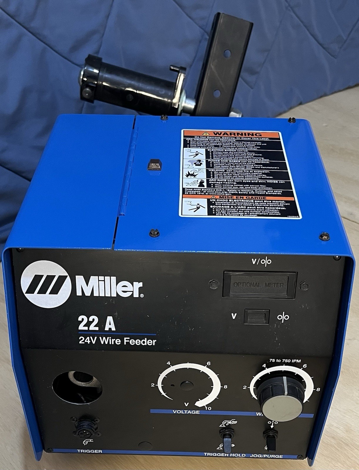 Miller Electric 22A 24V Wire Feeder Welding Equipment MPN 300615 Model 22A Miller Electric 22A 24V Wire Feeder Welding Equipment MPN 300615 Model 22A