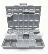 AideTek BOX-ALL-48 Enclosure box SMD SMT 0805 0603 0402 components storage USA picture