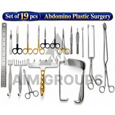 Abdominoplasty Surgery Set of 19 Pcs (Tummy Tuck set) Plastic Instruments Set picture