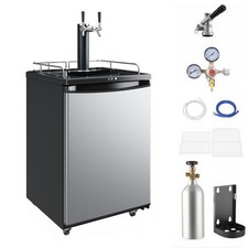 Beer Kegerator Draft Beer Dispenser Full Size Keg Refrigerator Dual/Single Tap picture