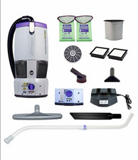 ProTeam GoFree Flex Pro II HEPA Bagged 1.5 Gal Cordless Backpack Vacuum w/ Tools picture