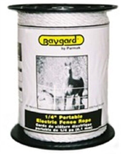 PARKER MCCRORY-PARMAK-BAYGARD 795 White Electric Fence Rope 1/4 in.