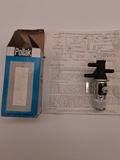 New Vintage Pollak 42-103 Fuel Tank Selector Valve- 3-Port Rare and Hard To Find picture