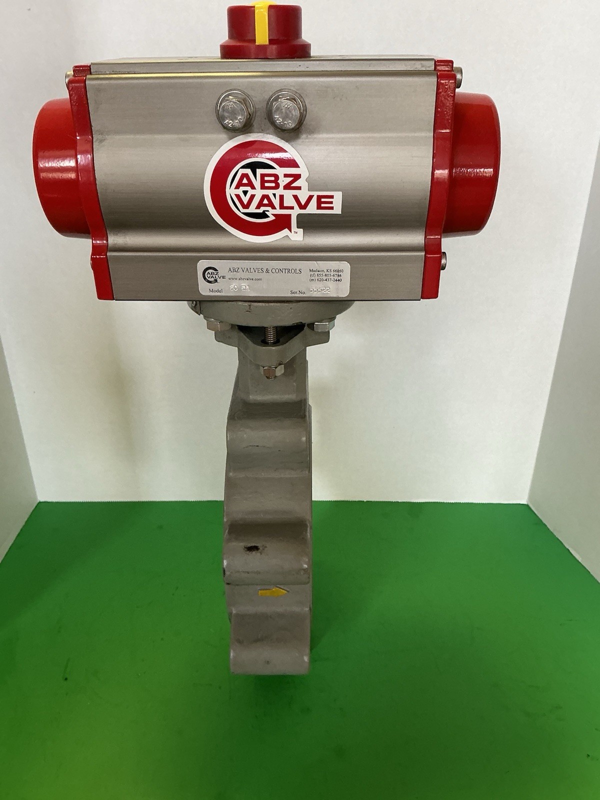 ABZ 4” Butterfly Valve 402-100 With Pneumatic Actuator ABZ 4” Butterfly Valve 402-100 With Pneumatic Actuator