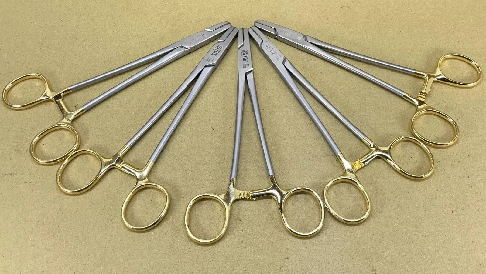 Lot of 5 Aesculap MD456R DUROGRIP TC BERRY Sternal Wire Twister Needle Holders