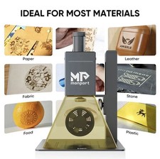 Monport 6W Diode Laser Marking Machine Electric Lifting Laser Engraver Handheld picture