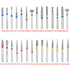 10pcs Dental Diamond Burs Ball Round FG 1.6mm 28 Types for High Speed Handpiece picture