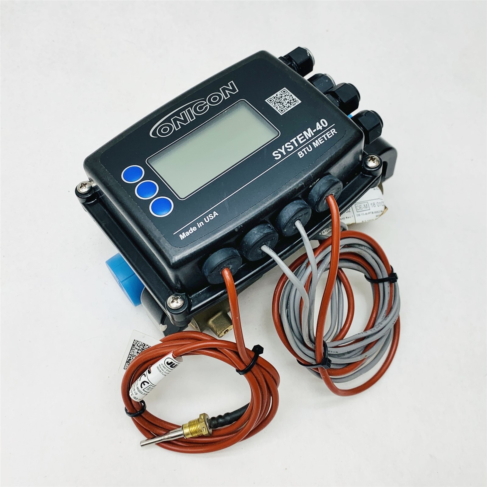 Onicon System-40 Ultrasonic BTU Flow Meter SYS-40-340-010-120 w/ 2x Temp Sensor Onicon System-40 Ultrasonic BTU Flow Meter SYS-40-340-010-120 w/ 2x Temp Sensor