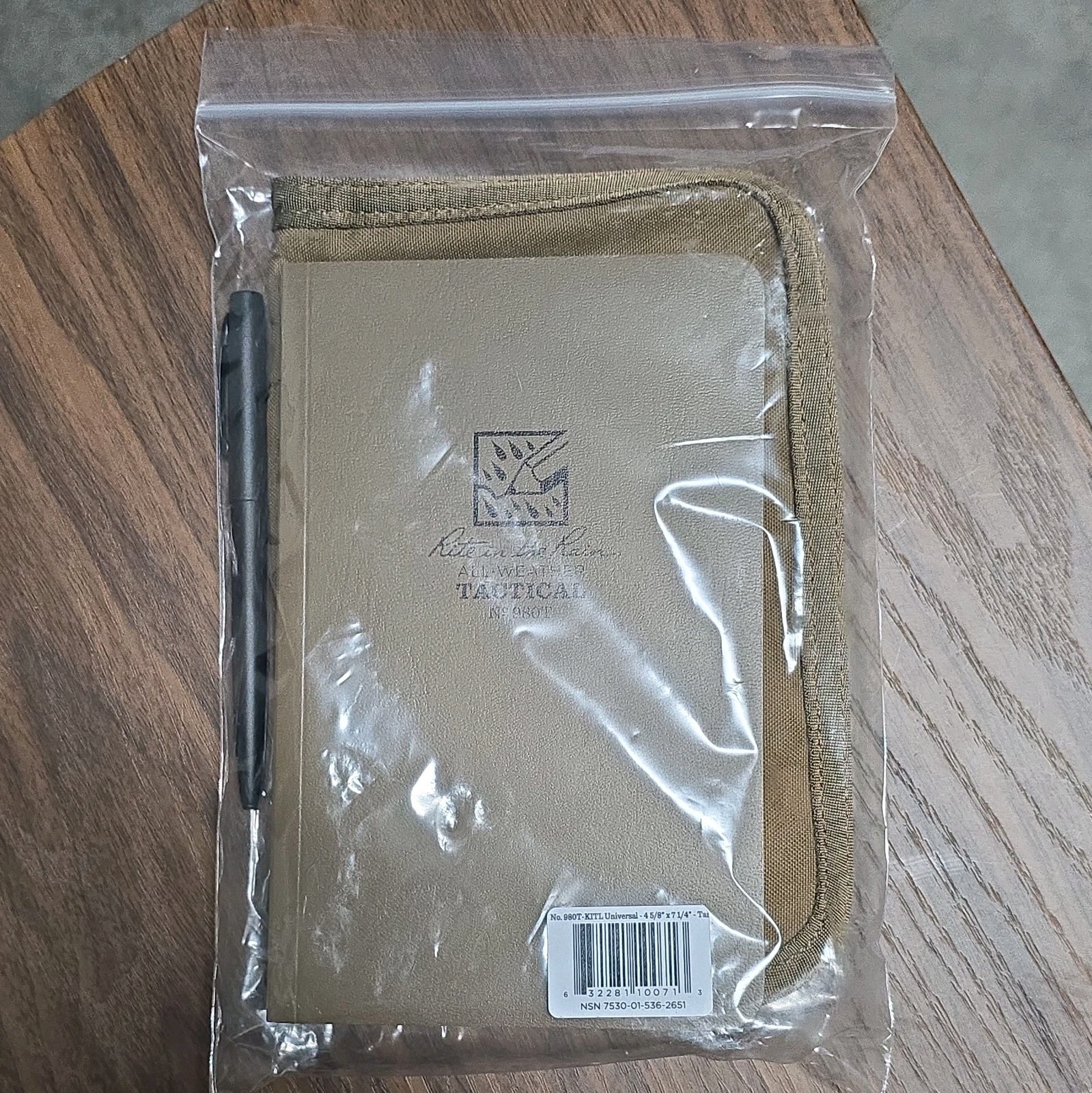Rite in the Rain Tactical All Weather Field book TAN Cover with Pen, 980T-KITL Rite in the Rain Tactical All Weather Field book TAN Cover with Pen, 980T-KITL