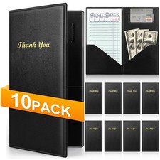 [10 Pack] Server Books Check Presenters for Waitresses/Waiters Check Holders picture