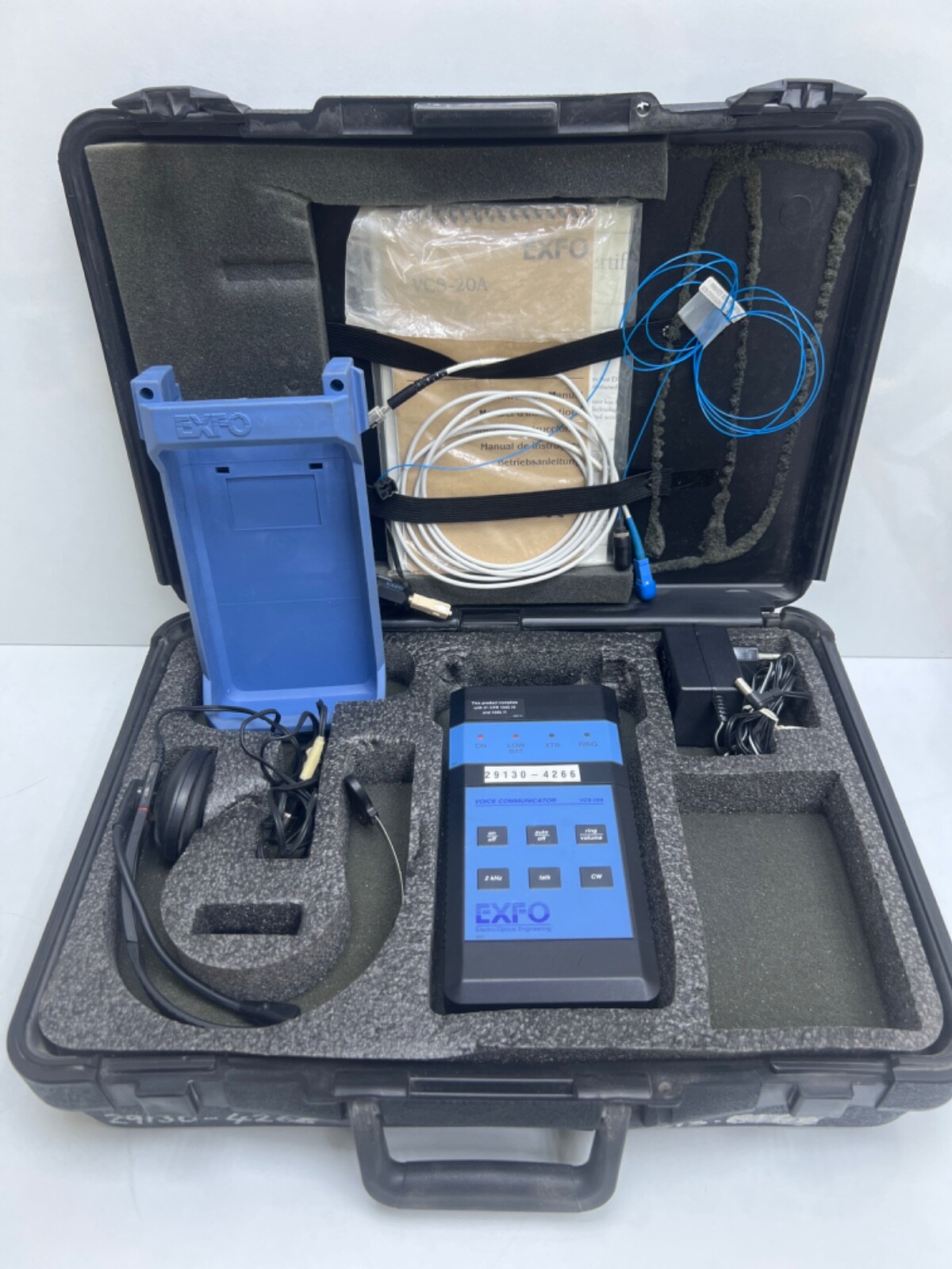 EXFO VCS-20A-02BL-ER-91 VOICE COMMUNICATOR EXFO VCS-20A-02BL-ER-91 VOICE COMMUNICATOR
